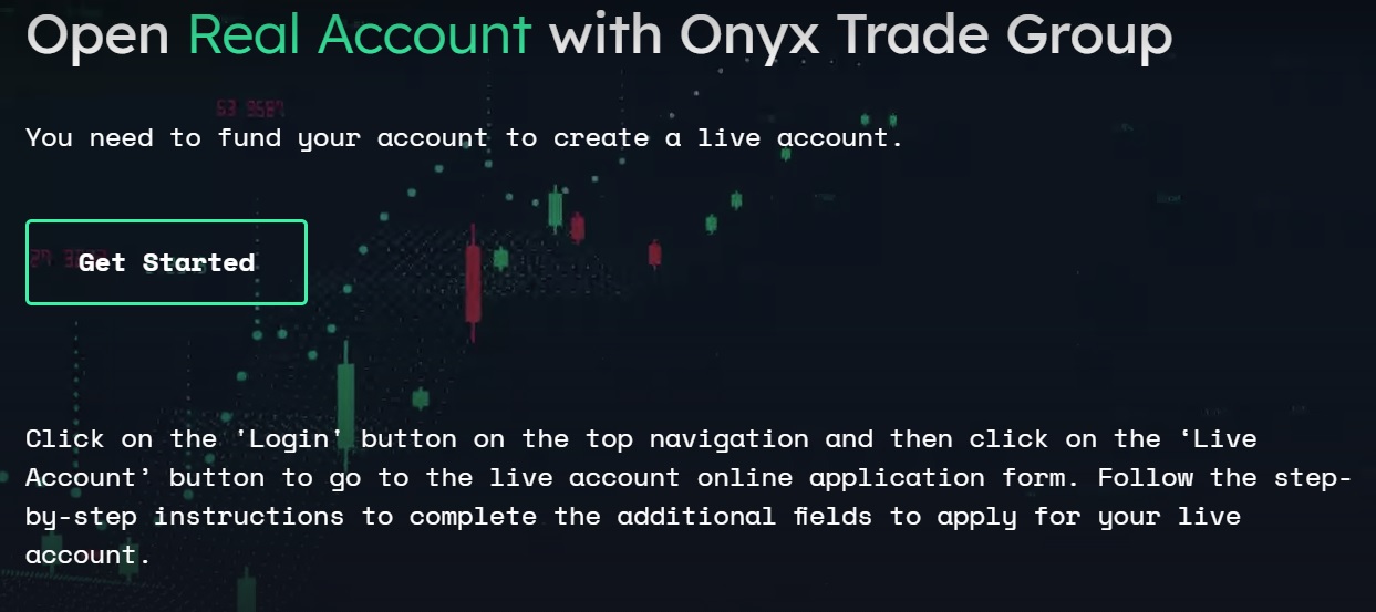 Onyx Trade Group Account Options
