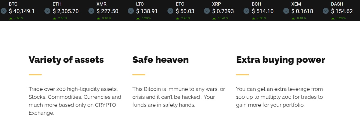 BTC-Trends Tradeable Assets