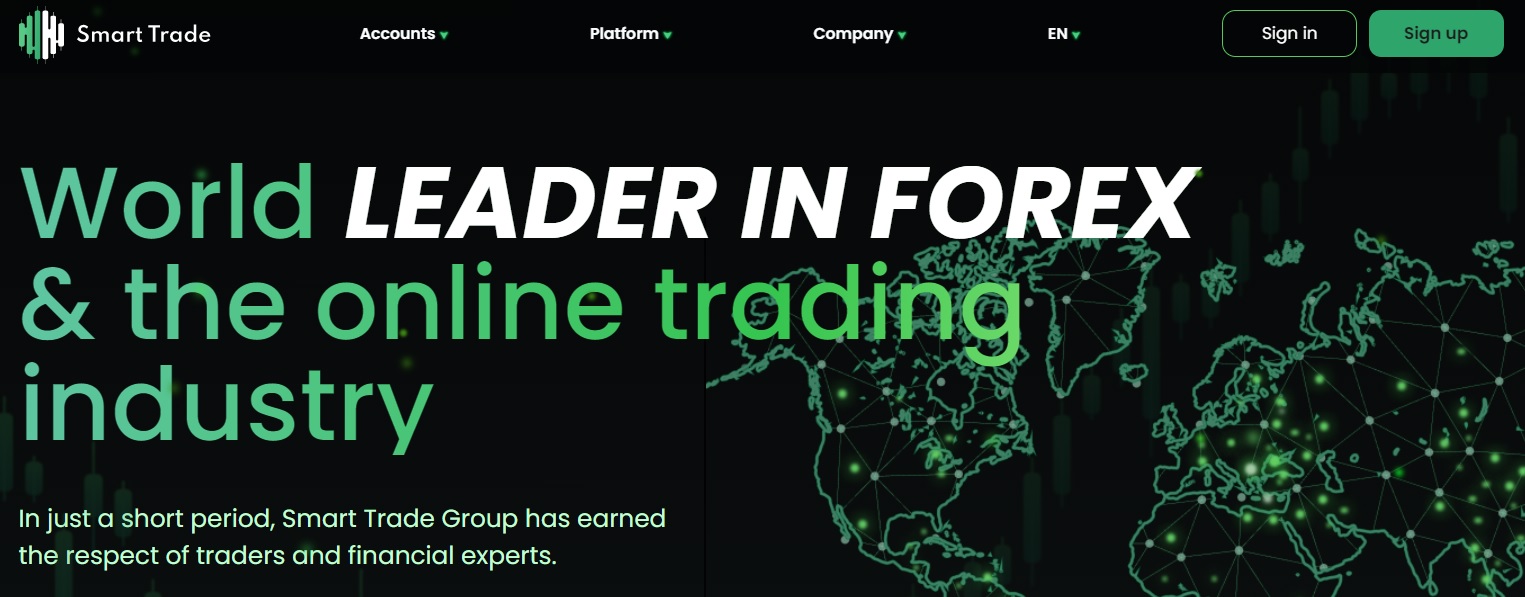 Smart Trade Group homepage