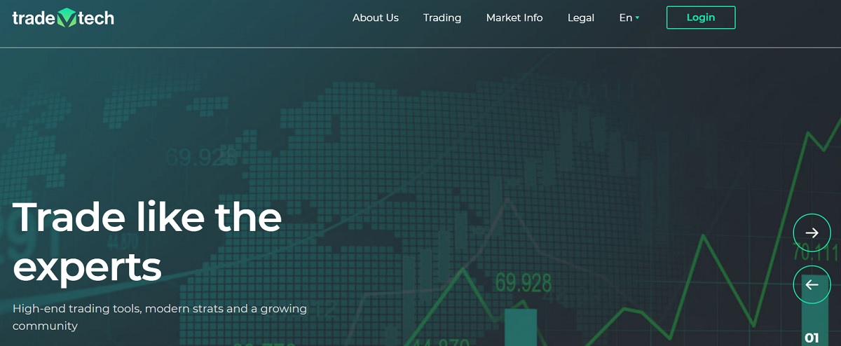TradeVtech homepage