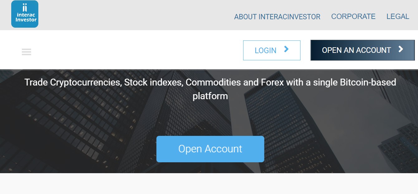 InteracInvestor website