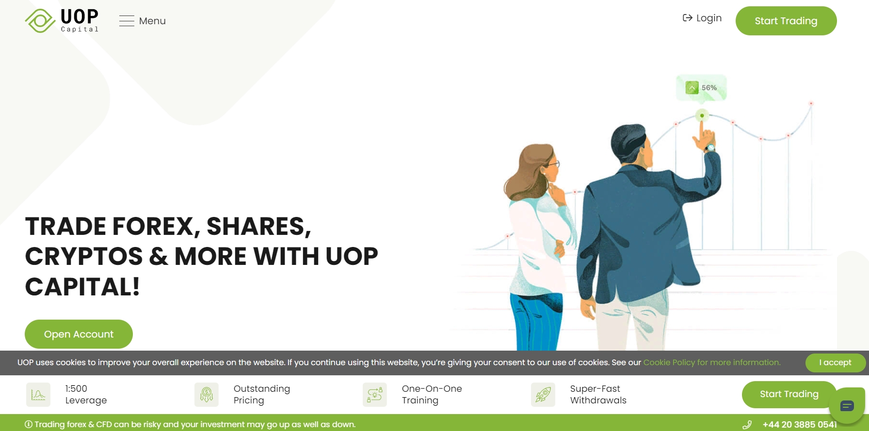 UOP Capital homepage